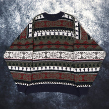 Load image into Gallery viewer, Vintage 90s Aztec Grandad Jumper | Medium
