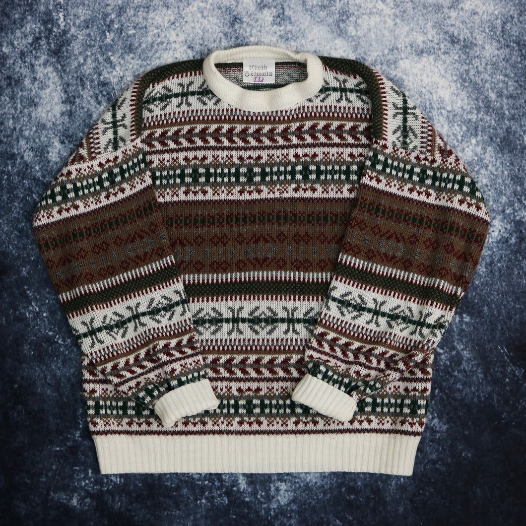 Vintage Aztec Grandad Jumper