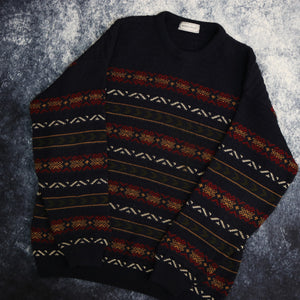 Vintage Aztec Grandad Jumper