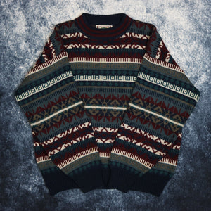 Vintage Aztec Grandad Jumper