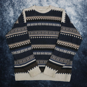 Vintage Aztec Grandad Jumper