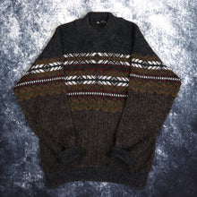 Load image into Gallery viewer, Vintage Aztec High Neck Grandad Jumper | Small
