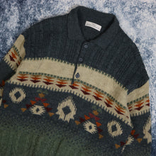 Load image into Gallery viewer, Vintage Aztec Collared Jumper
