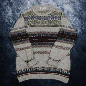 Vintage Aztec Grandad Jumper