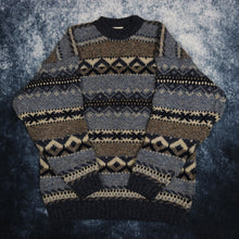 Load image into Gallery viewer, Vintage Aztec Grandad Jumper 
