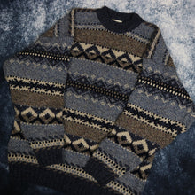 Load image into Gallery viewer, Vintage Aztec Grandad Jumper 
