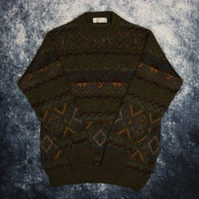 Load image into Gallery viewer, Vintage Khaki Aztec Jumper
