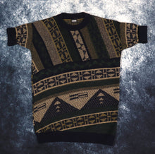 Load image into Gallery viewer, Vintage Aztec V Neck Grandad Vest Jumper | Medium
