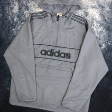 Load image into Gallery viewer, Vintage Baby Blue Adidas 1/4 Zip Windbreaker Jacket | XL
