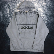 Load image into Gallery viewer, Vintage Baby Blue Adidas 1/4 Zip Windbreaker Jacket | XL

