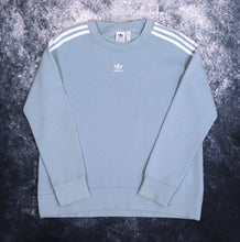 Load image into Gallery viewer, Vintage Baby Blue Adidas Trefoil Sweatshirt | Medium
