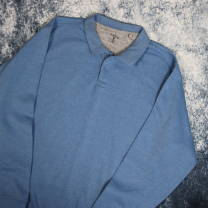 Vintage Baby Blue Collared Sweatshirt