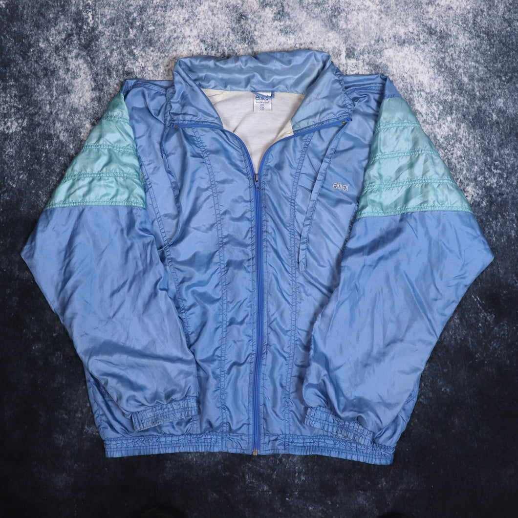 Vintage 90's Baby Blue Etirel Windbreaker Jacket | XL