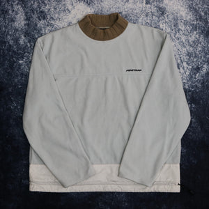 Vintage Baby Blue Firetrap High Neck Fleece Sweatshirt