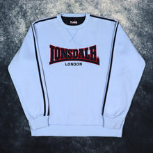 Load image into Gallery viewer, Vintage Baby Blue Lonsdale Spell Out Sweatshirt | Large

