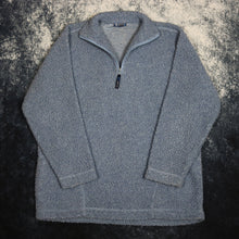 Load image into Gallery viewer, Vintage Baby Blue 1/4 Zip Sherpa Fleece Sweatshirt
