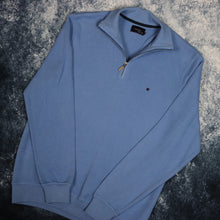 Load image into Gallery viewer, Vintage Baby Blue 1/4 Zip Sweatshirt
