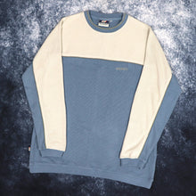 Load image into Gallery viewer, Vintage Baby Blue &amp; Beige Colour Block Giorgio Sweatshirt | Medium
