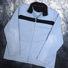 Load image into Gallery viewer, Vintage Baby Blue &amp; Navy Fleece Jacket | XL
