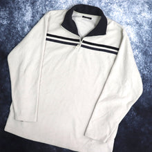Load image into Gallery viewer, Vintage Beige 1/4 Zip Fleece Sweatshirt | XXL
