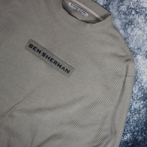 Vintage Beige Ben Sherman Fleece Sweatshirt