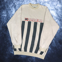 Load image into Gallery viewer, Vintage 90s Beige Carrera Rider Sweatshirt | XL
