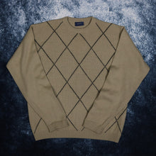 Load image into Gallery viewer, Vintage Beige Diamond Jumper
