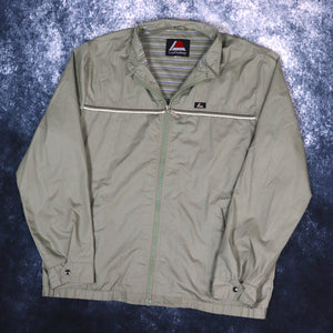 Vintage Beige Green Lord Anthony Windbreaker Jacket | XL