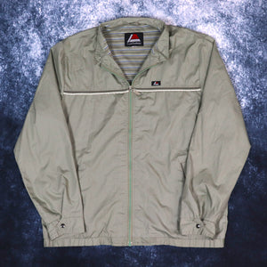 Vintage Beige Green Lord Anthony Windbreaker Jacket | XL