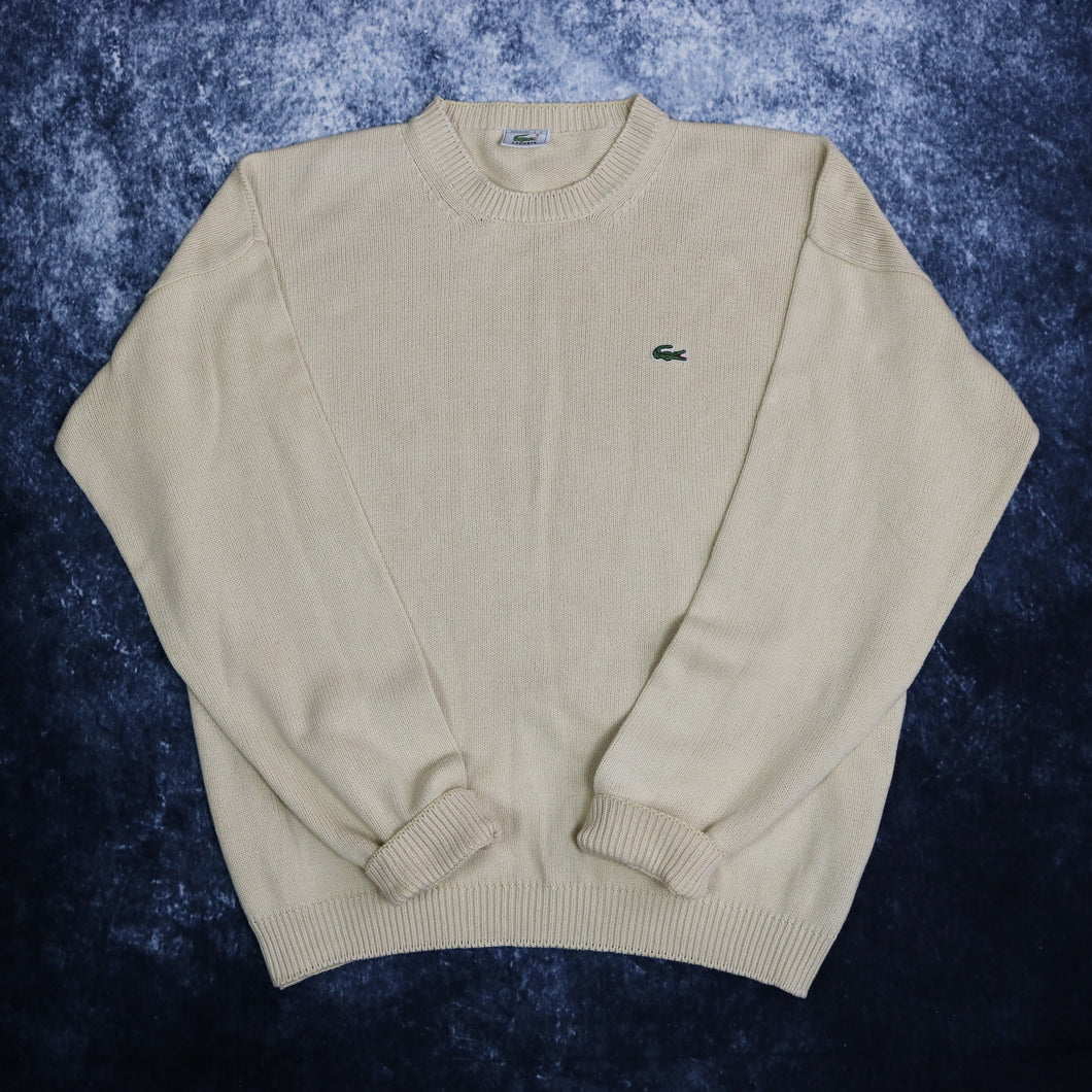 Vintage Beige Lacoste Jumper