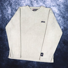 Load image into Gallery viewer, Vintage 90s Beige Lotto V Neck Fleece Sweatshirt | Medium
