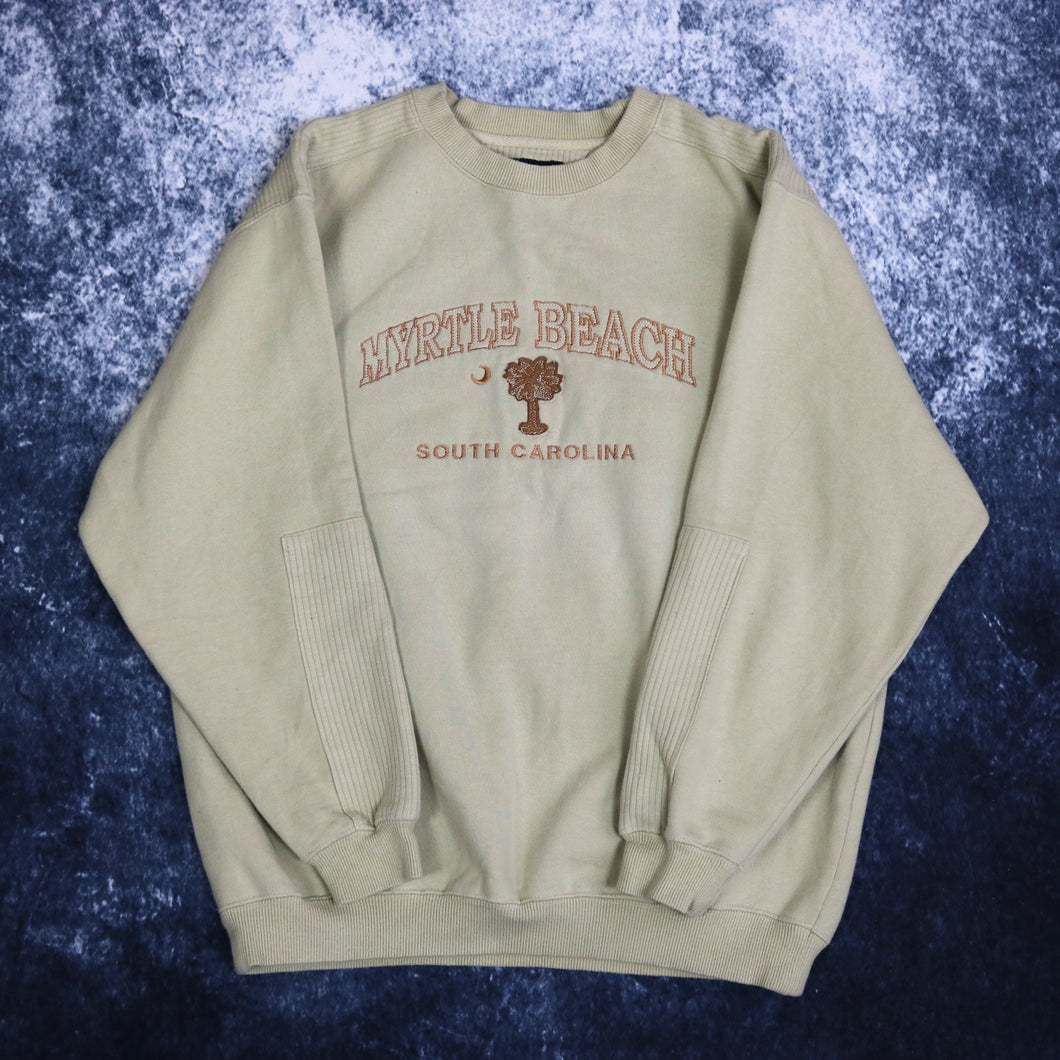 Vintage Beige Myrtle Beach Sweatshirt