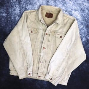 Vintage Beige Nico Premium Jean Jacket | XXL