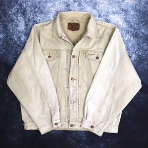 Vintage Beige Nico Premium Jean Jacket | XXL