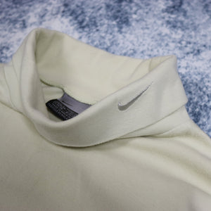 Vintage Beige Nike Turtle Neck Sweatshirt