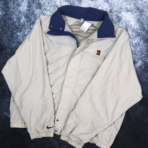 Vintage Beige Nike Windbreaker Jacket | XL