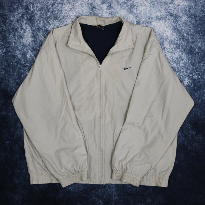 Vintage Beige Nike Windbreaker Jacket 