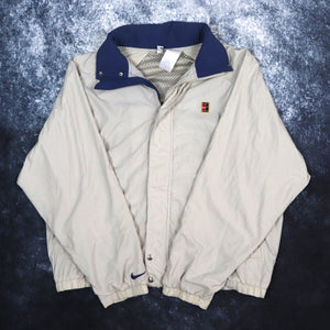 Vintage Beige Nike Windbreaker Jacket | XL