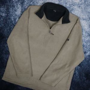 Vintage Beige iS Sport 1/4 Zip Fleece Sweatshirt