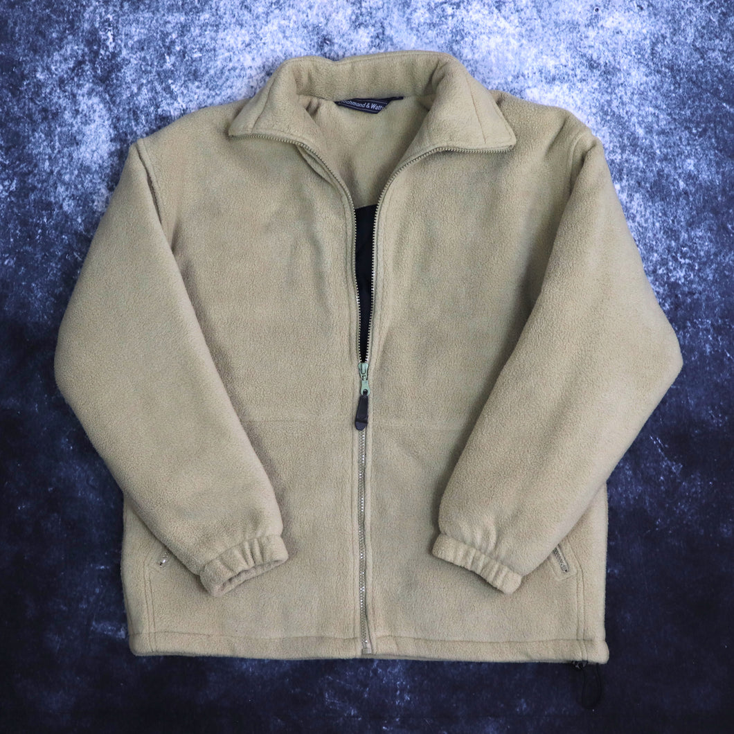 Vintage Beige Richmond & Watts Fleece Jacket | Large