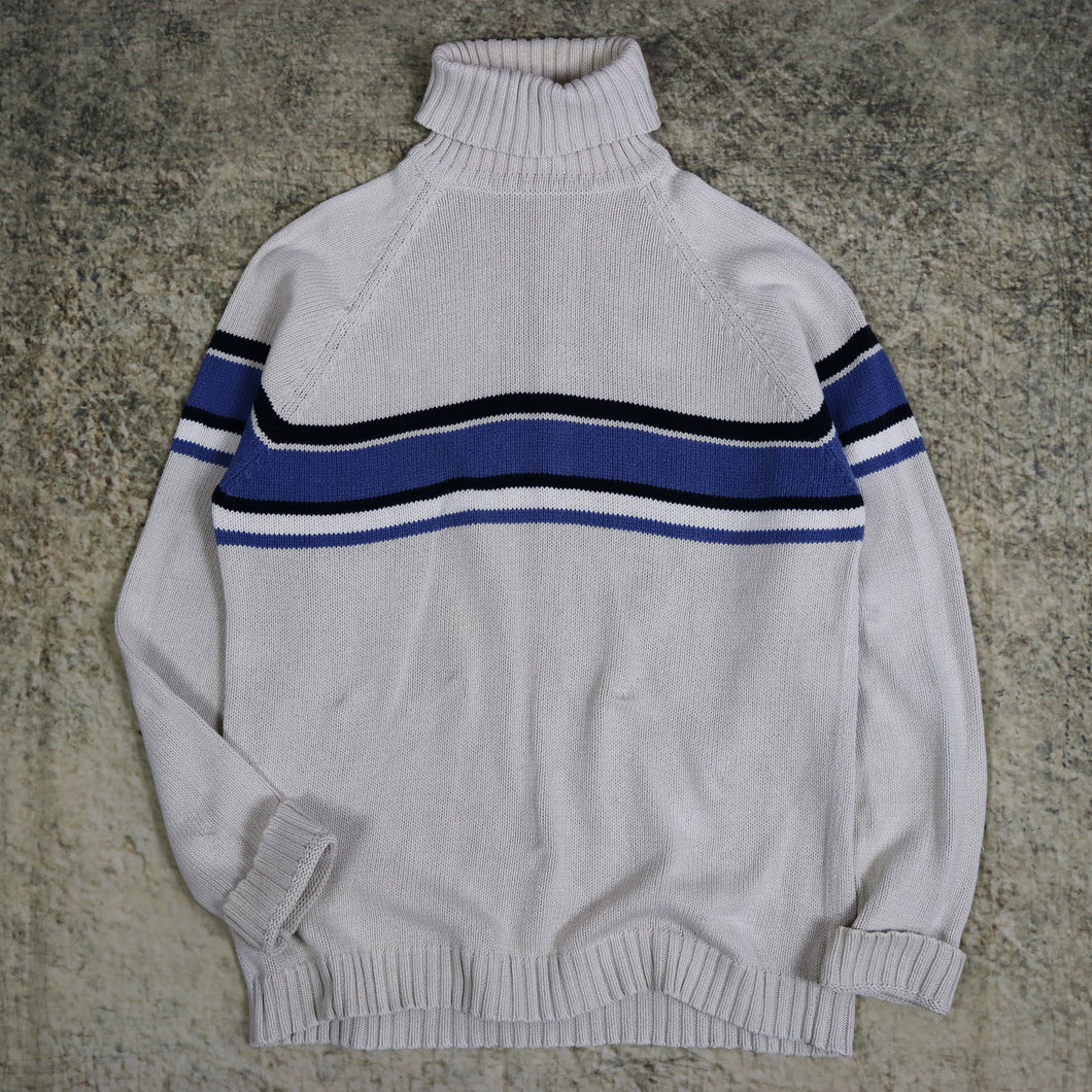 Vintage Beige Turtle Neck Jumper