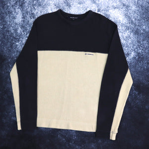 Vintage Beige & Navy Ben Sherman Jumper | Medium