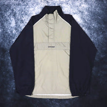 Load image into Gallery viewer, Vintage Beige &amp; Navy Kickers 1/4 Zip Windbreaker Jacket | XXL
