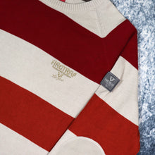 Load image into Gallery viewer, Vintage Beige, Red &amp; Orange Striped Firetrap Jumper | Small
