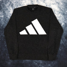 Load image into Gallery viewer, Vintage Black Adidas Big Logo Fleece Sweatshirt | Large
