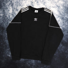 Load image into Gallery viewer, Vintage Black Adidas Trefoil Sweatshirt | Large
