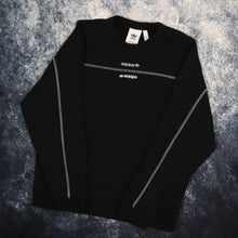 Load image into Gallery viewer, Vintage Black Adidas Trefoil Sweatshirt | XS
