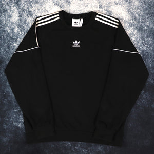Vintage Black Adidas Trefoil Sweatshirt | XL