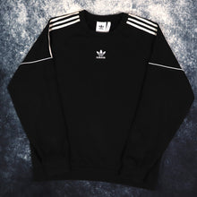 Load image into Gallery viewer, Vintage Black Adidas Trefoil Sweatshirt | XL

