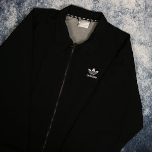Vintage Black Adidas Trefoil Windbreaker Jacket
